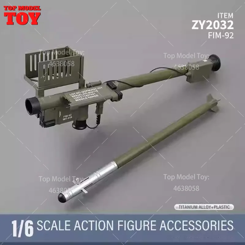 ZYTOYS ZY2032 1/6 Scale FIM-92 Stinger Air Defense Missile Model Length 30.5cm For 12