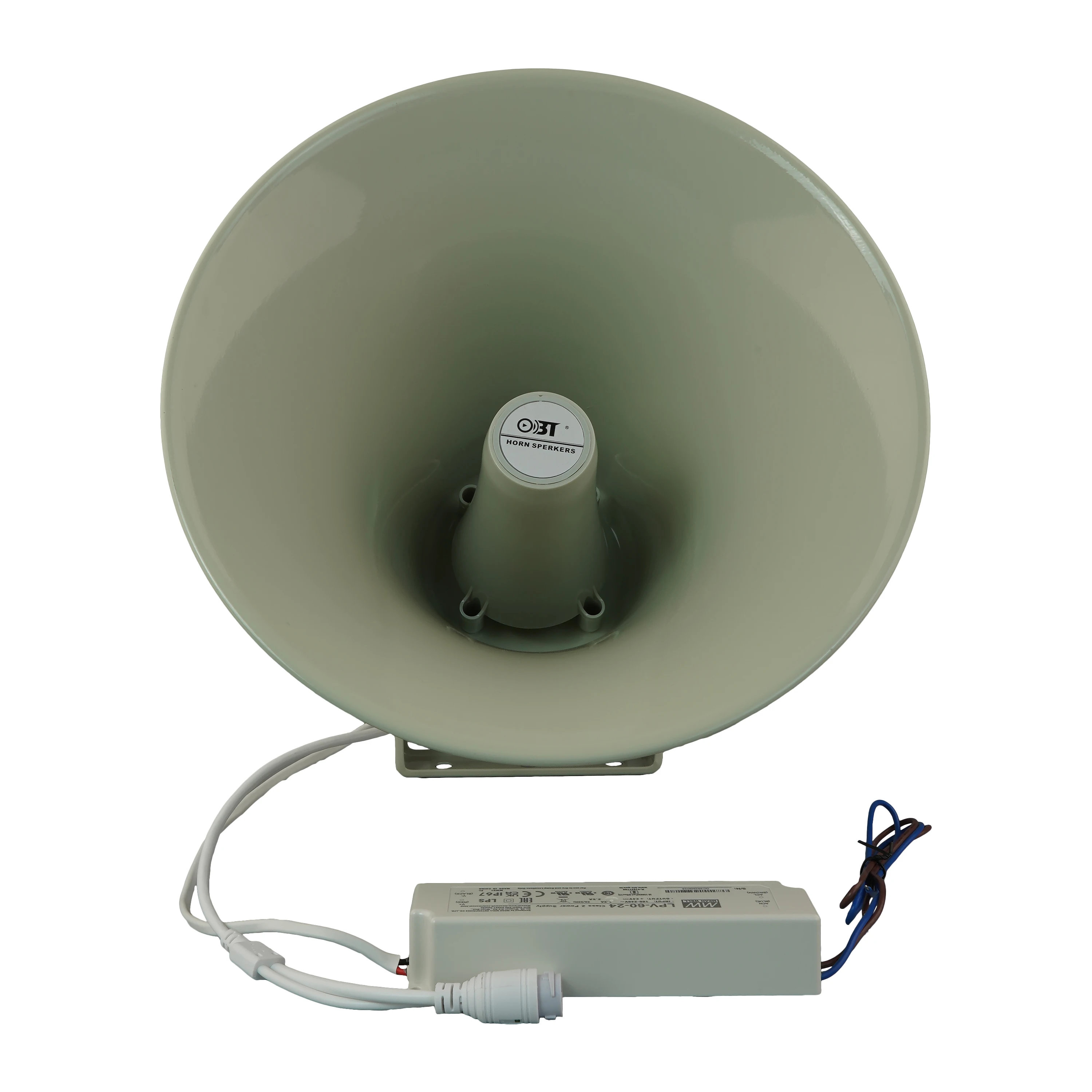 Flat Police Toa Professional Indoor Outdoor Horn Loaded Speaker AC220V Stable IP Network PA Horn Speakers