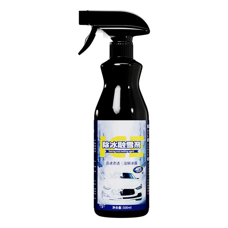 

Deicing Spray For Car 500ml Ice Snow Removing Spray For Glass Ice Cleaner For Driving Safety For Exhaust Pipe Headlights