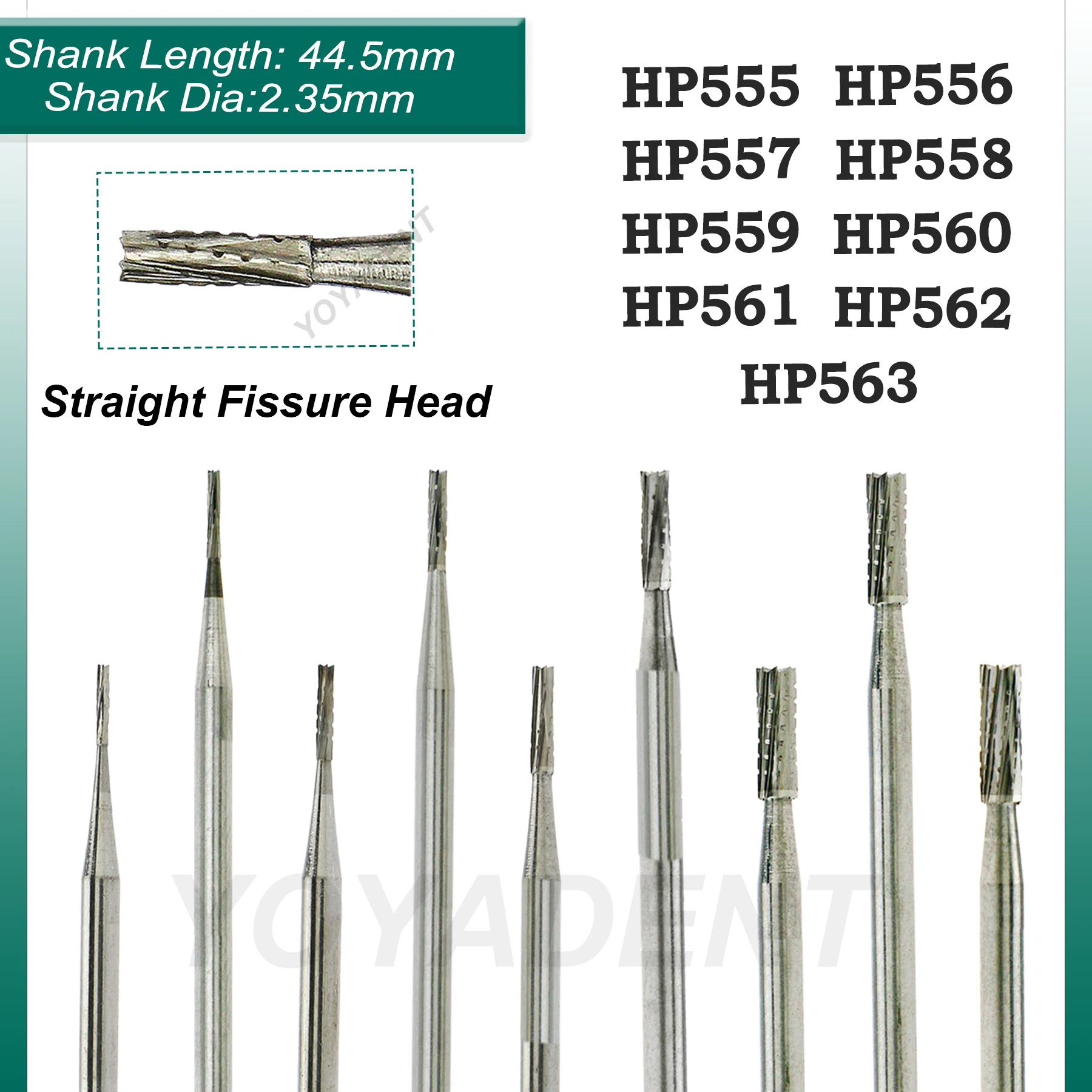 

WAVE Dental Carbide Burs Low Speed Burs For Straight Nose Cone Low Speed Handpiece HP 2.35mm Dentistry Strawberries 5Pcs/Pack