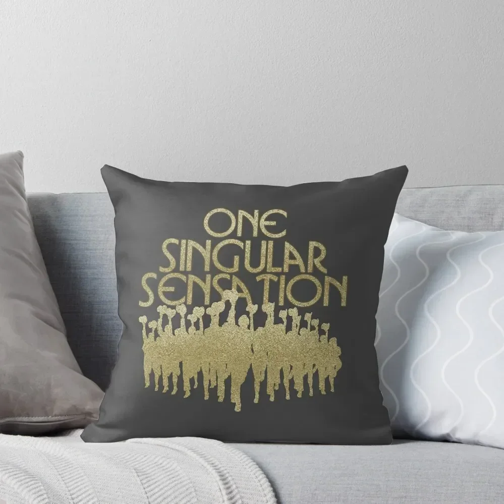 One Singular Sensation A Chorus Line Throw Pillow Sofa Pillow Cover Plaid Sofa pillow