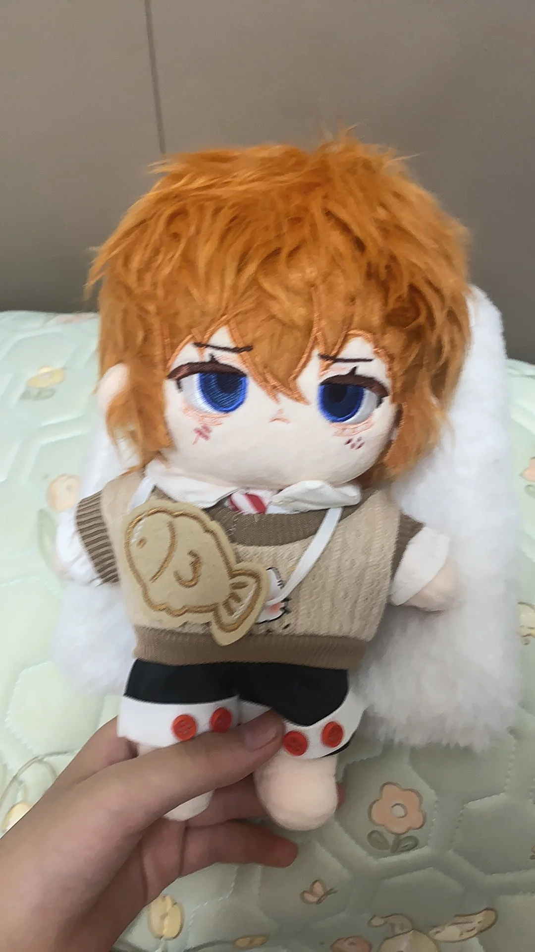 Stuffed 20cm Anime Bungo Stray Dogs Nakahara Chuya Cotton Doll Toys COS Children Adults Plush Dress-up Plushie Toys Kids Gifts