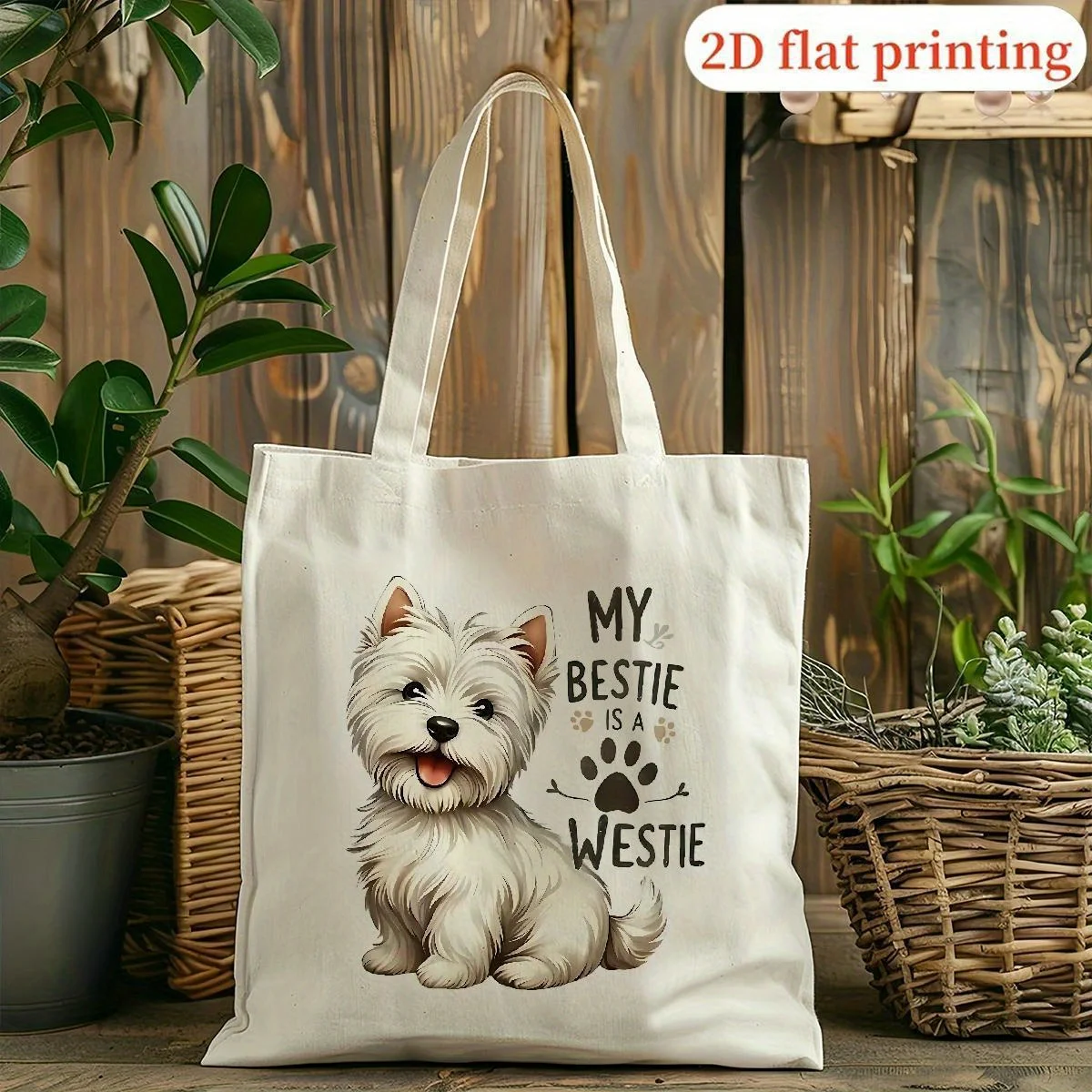 Casual Shoulder Bags LZ25062945 2D Flat Printing, Lightweight Shopping Tote Bags, Unisex, Universities, Beach Trips, Holiday Gif