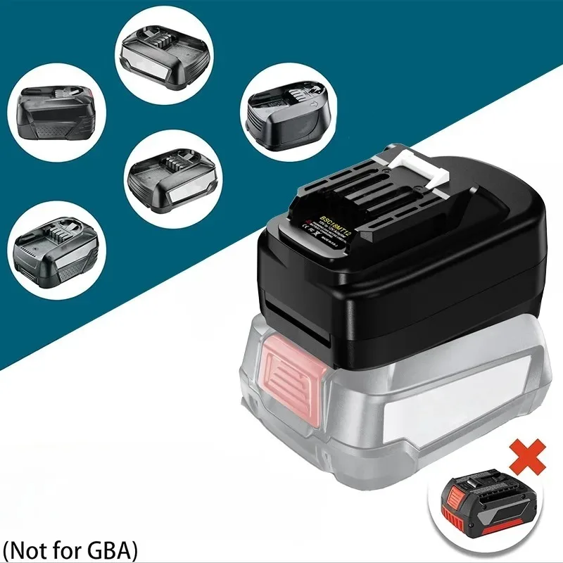 BSC18MT12 Elektrowerkzeug-Akku-Adapter zur Umwandlung von Bosch 18V PBA Li-Ionen-Akku für die Verwendung mit Makita 12V Elektrowerkzeugen. – Detail 3