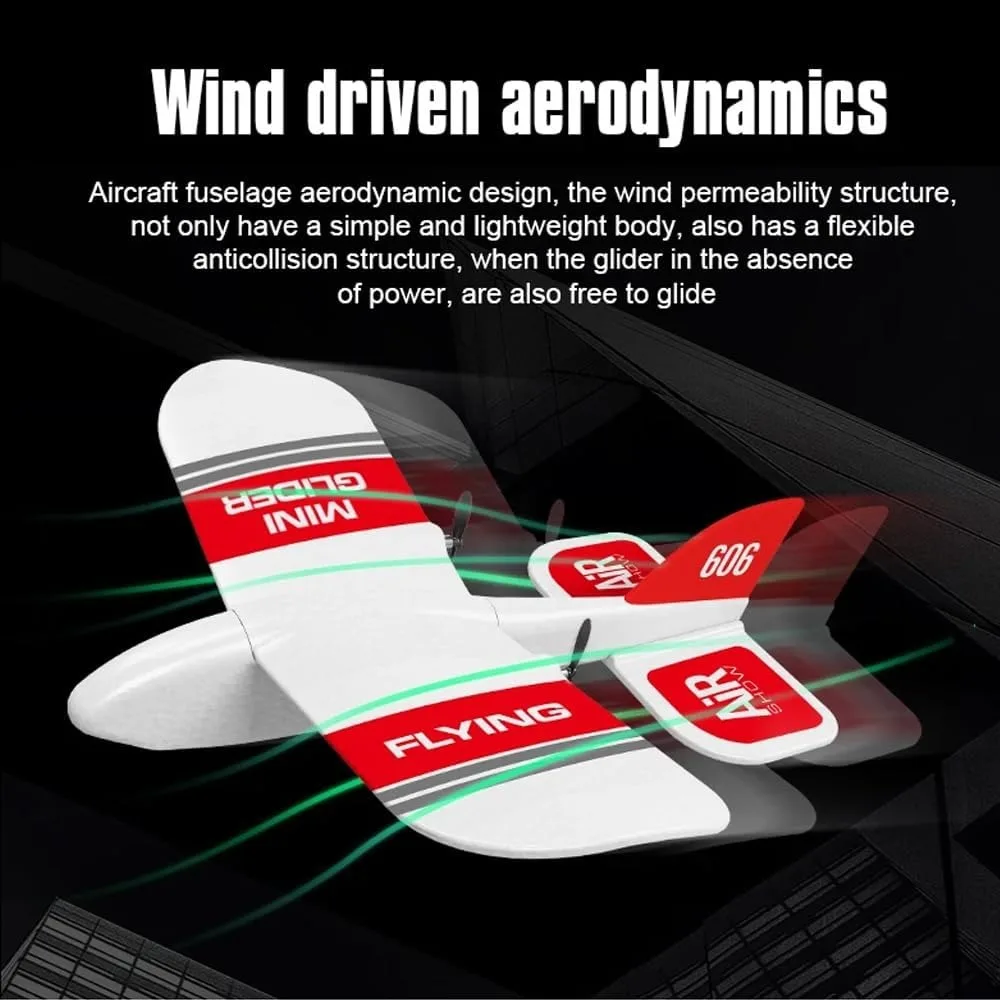 2.4GHz RC KF606 Fixed Wing EPP Foam Airplane, Ready-to-Fly Gliding Aircraft Model Toy