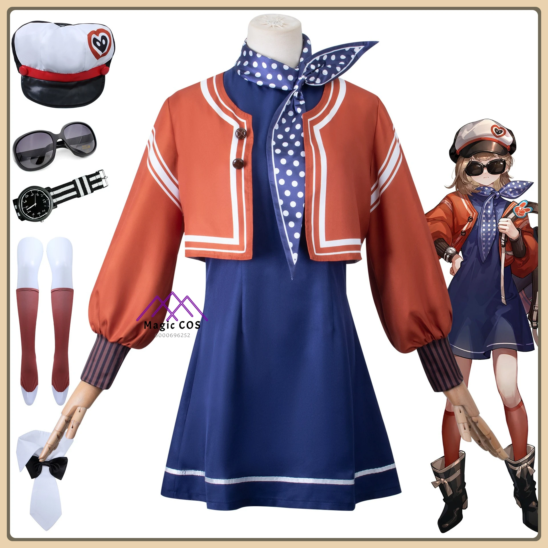 

Reverse:1999 Asterite Cosplay Costume Women's Comfortable Fabric Daily Suit High Quality Full Set Anime Costume for Role Playing