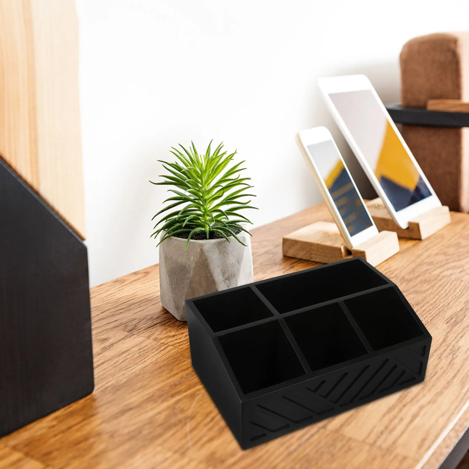 

Small Wooden Boxes Organizer for Tea Bags Coffee Station Compartment Box Sugar Packet Holder Modern Kitchen Storage