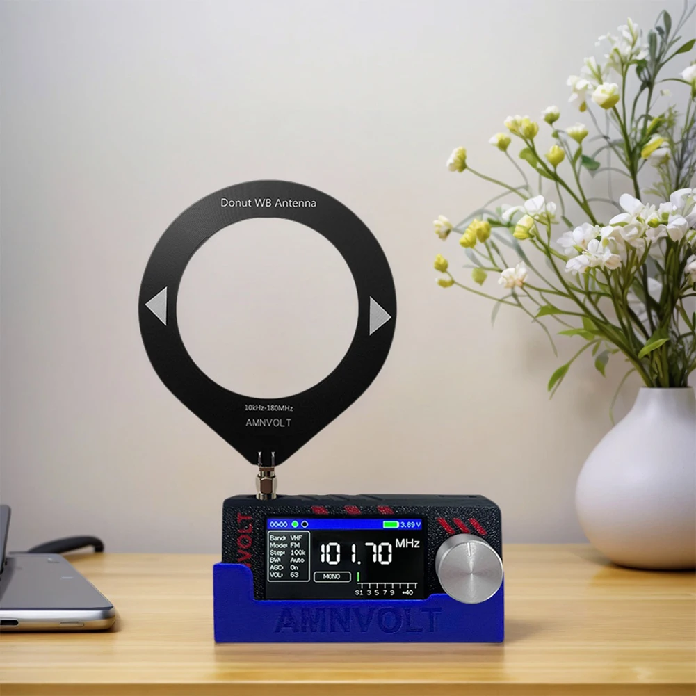 

3D Printed Portable Radio Holder Pocket Mini Radio Bracket All-Band Receiver Stand for MINI4732 Radio V1/V2/V3