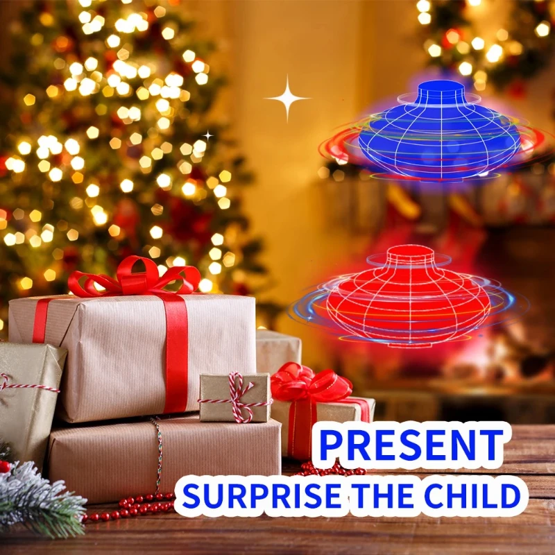 تحلق العاب كروية ماجيك الكرة تحلق سبينر رحلة الدوران البسيطة UFO الإصبع الطائرة بدون طيار الطائرات التعريفي جيروسكوب الضغط اللعب
