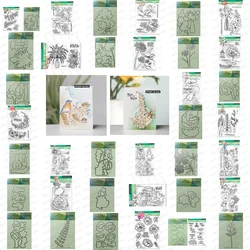 Small Forest Animals Petals Metal Cutting Dies Clear Stamps DIY Template Decoration Scrapbooking Make 2026 New