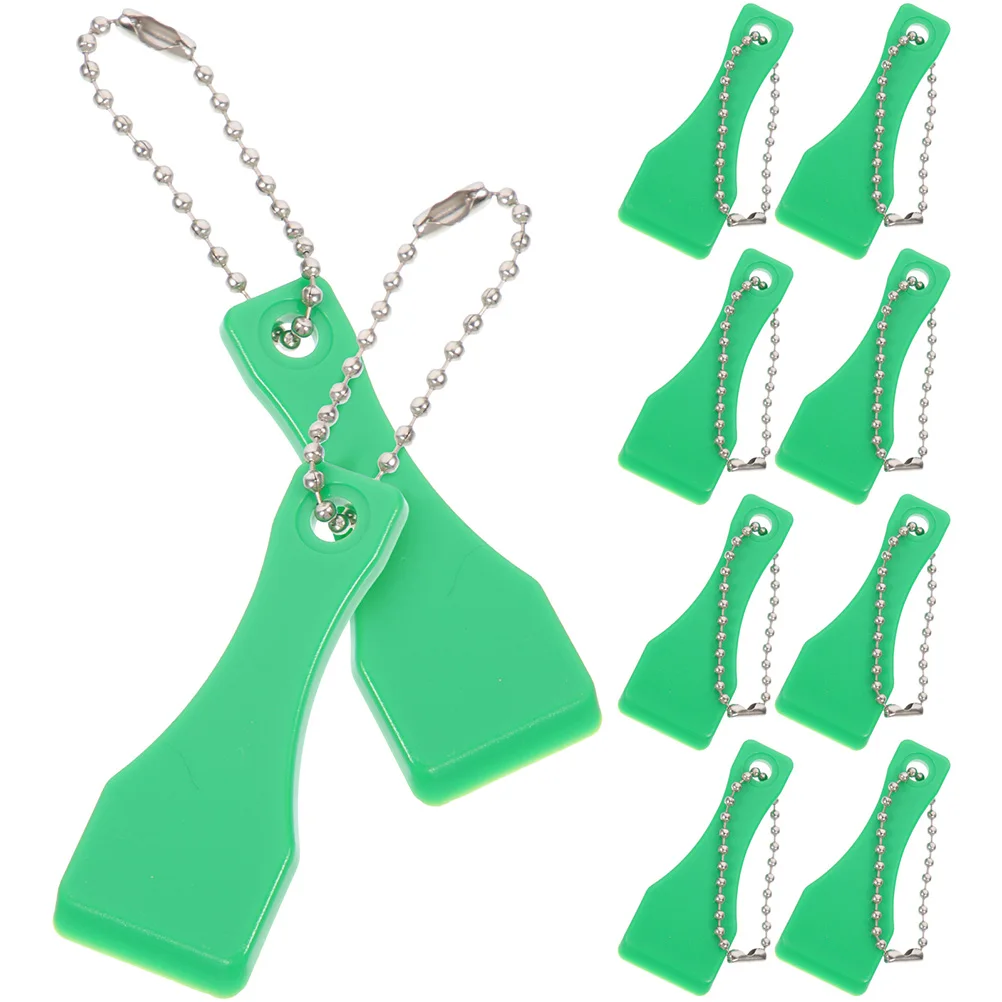 

20 Pcs Scraper Plastic Lottery Scrapers Ticket Tools Durable Scratch Off Coins Keychains For Cards Games Easily