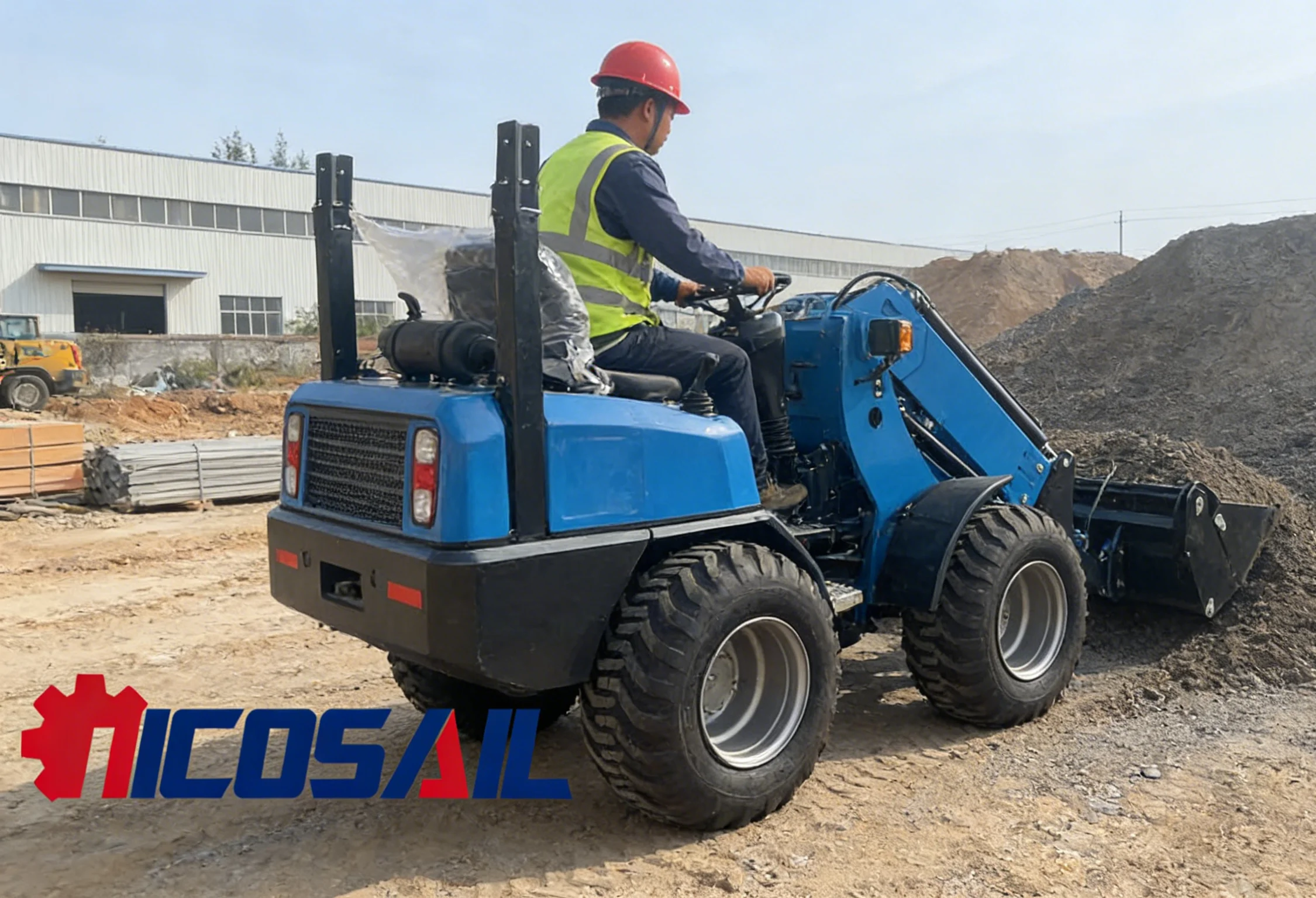 

Compact Telescopic Loader KZL918 2825mm Dump Height After Extension CE In Stock