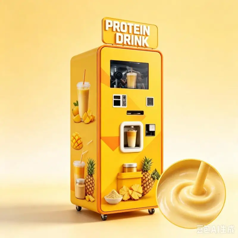 Protein Shake Vending Machine Customized Touch Screen Nutrition Dispenser Smart Mixer Commercial Gym Beverage Solution