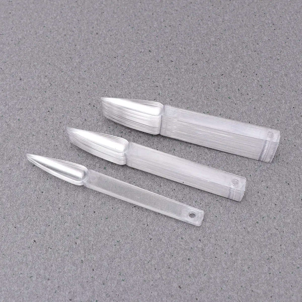 

40 шт. (2 набора) веерообразных демонстрационных досок для полировки и демонстрации цвета, тренировочные шаблоны для обучения нейл-арту, с гладкими краями, портативные, в форме палочек