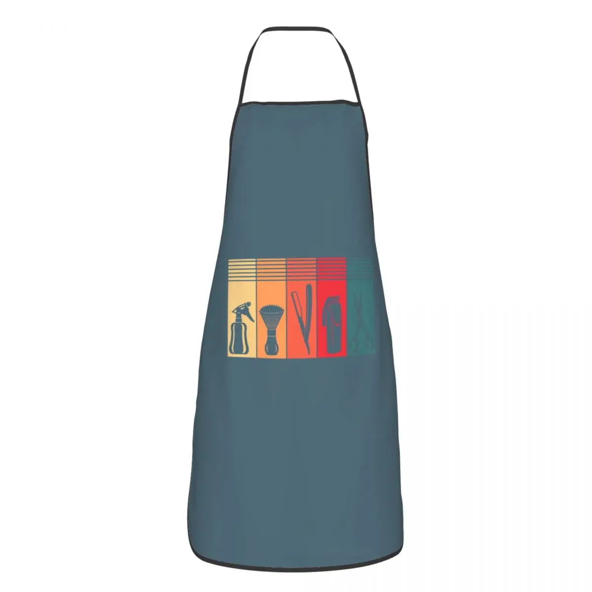 Custom Bib Barber Tools Aprons Adult Chef Kitchen Cooking Barber Hairdresser Fashion Trend Hairstyle Tablier Cuisine Painting