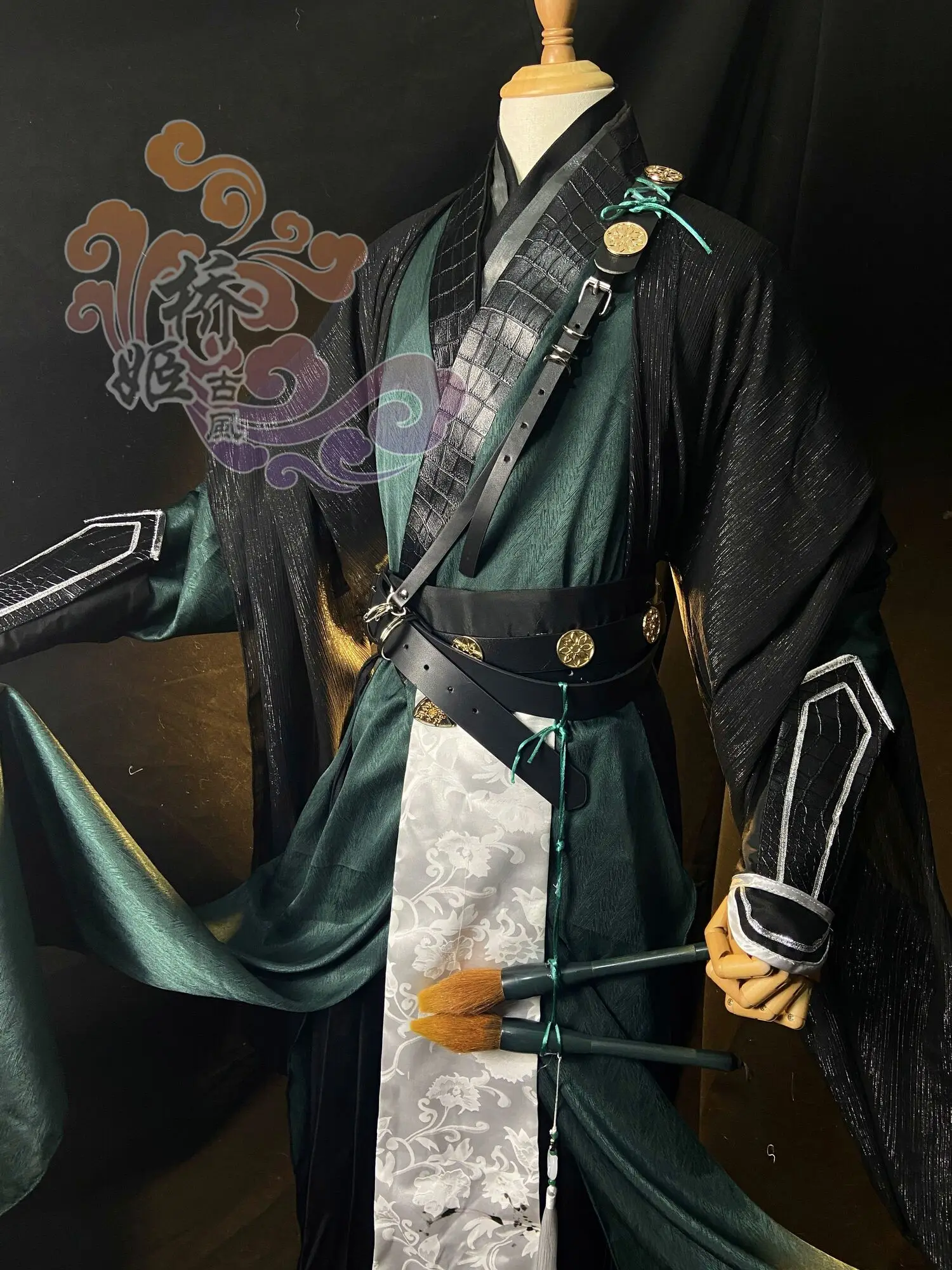 Code Name: Zhang Yide Rong Cos Suit Hanfu Suit Zhang Yide Cosplay Ancient Style Men's Full Set Cosplay Costume Han Fu Halloween