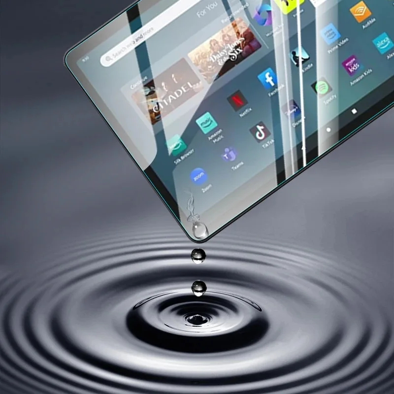 Tempered Glass Screen Protector For Amazon Fire 7 HD 8 Plus HD10 Fire Max 11 2023 Tablet Glass Protective Film For Scribe 10.2in