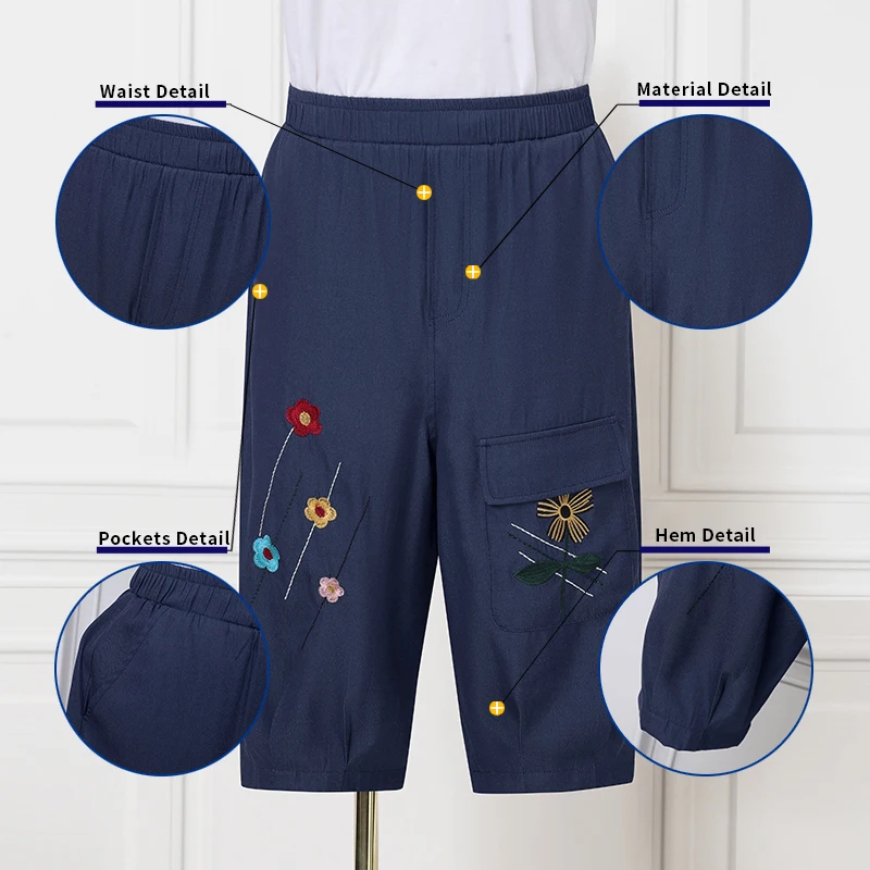 ZANZEA 女性ファッションデニムロングパンツ 2026 カジュアルルーズ弾性ウエストポケットズボン花柄プリント韓国ボトムスストリートウェア