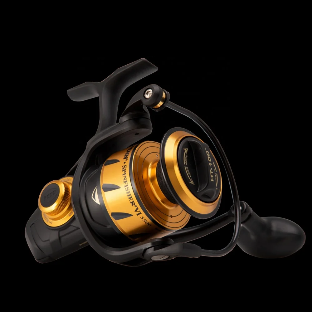 Original brand newPe·nn Spinning Fishing Reel Spin·fisher VI SSVI 3500-10500 Full Metal Deep Sea Saltwater Drag  Fishing Reels