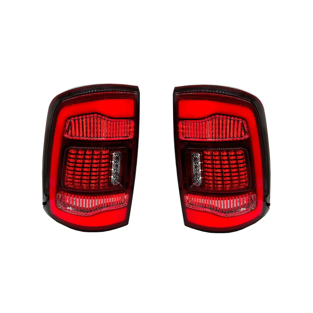 Exterior Taillights Red Turn Signal Rear Lamp Assembly For Dodge RAM 1500 2009-2018 Ram 2500 3500 2014-2018 Modified Tail Lights