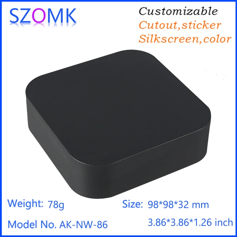 SZOMK Smart Home Plastic Enclosure for PCB Electronics Plastic Controller Box Sensor Enclosure for IOT device Instrument Housing