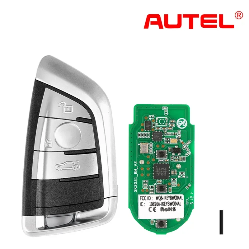 Autel razor style for BMW smart universal key ikeybw003al ikeybw004al program with maxiim km100 E key programmer