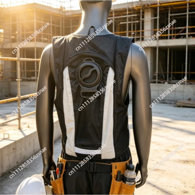Water Circulation Cooling Vest, Outdoor Heatstroke Prevention Water‑Cooled Air Conditioner Clothing for Working Outside
