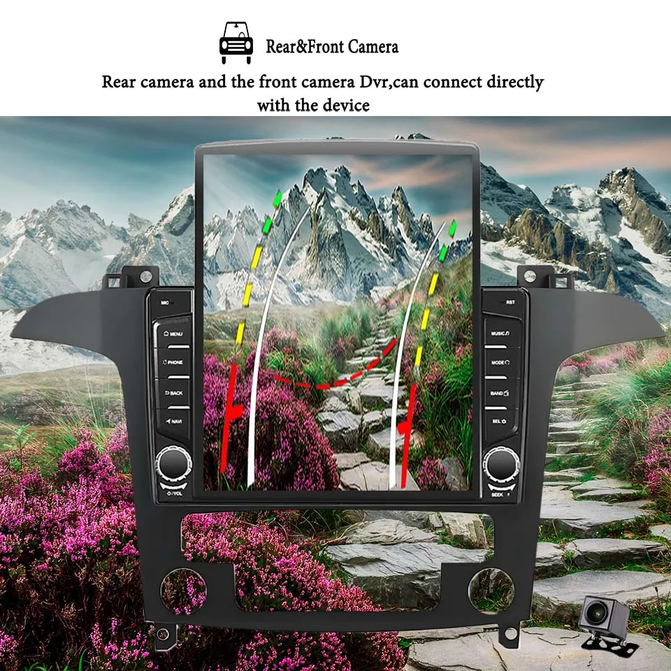 Android 14 8G+128G Car Radio For Ford S-MAX 2006 2007 2009 2011 2013 2015 Car Audio Video A/V DVD Cassette Tape PC Tablet SWC BT view 5