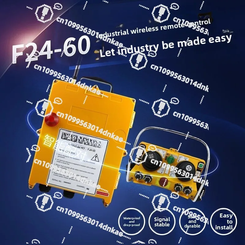 Tower Crane Wireless Remote Control F24-60 Double Rocker Crane Crane Wireless Industrial Remote Control