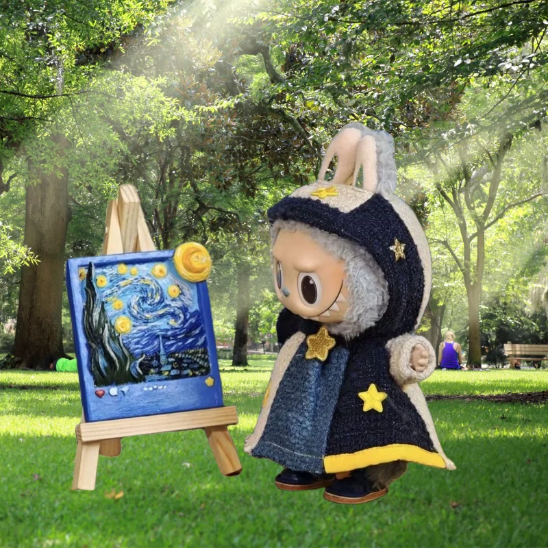 For Labubu Clothing 15cm 17cm V1 V2 V3 Starlit  Art Bjd  Doll Replacement To Replace Cute Fashion Dressing Up Doll Accessory