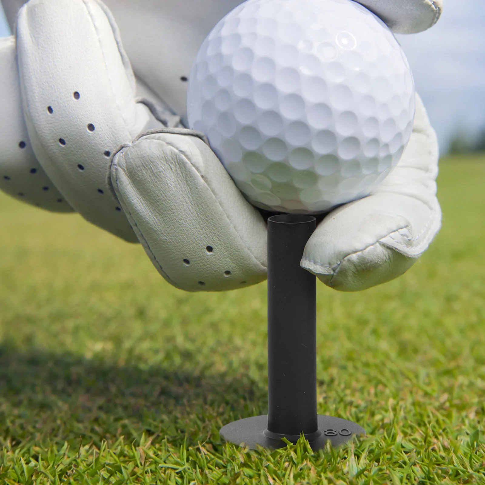 

5 Pcs Tee Ball Holders Silica Gel Size Practice Durable Reusable Golfs Storage Holders Stable Golf Ball Sleeve Rack Storage