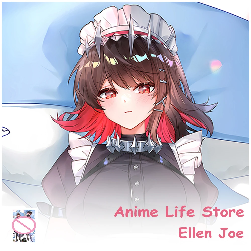 Zenless Zone Zero Ellen Joe Dakimakura Pillowcase Sleeping Throw Cosplay Props Otaku Double-Sided Print Pillow Cushion Covers