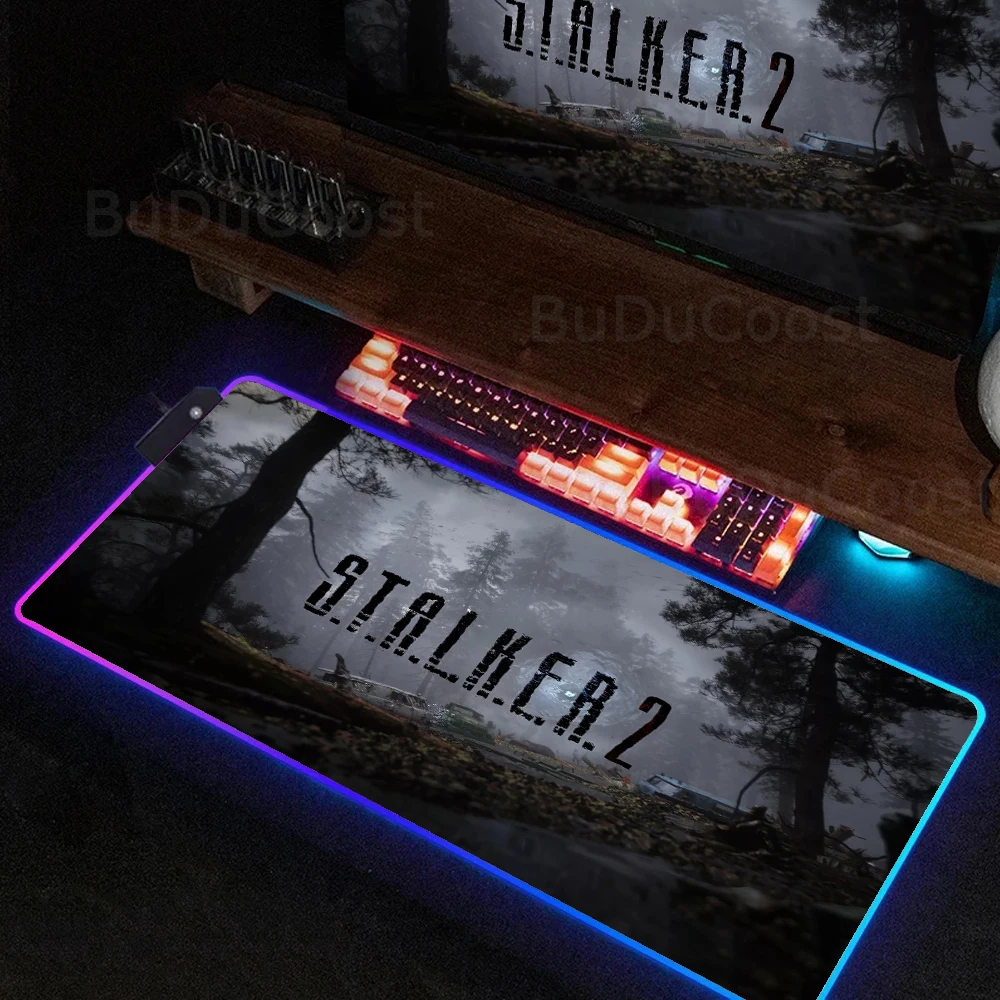 Many people like it Stalker 2 Mouse Pad HD definition printing mouse pad RGB backlight computer Large game accessories mouse pad