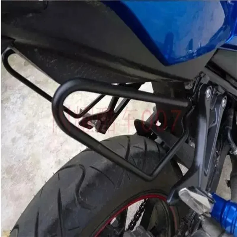 1 Set Motorcycle Saddle Bags Bracket Side Box Protective Rack Compatible For Cruise Dana 883 Modified Parts Accessories