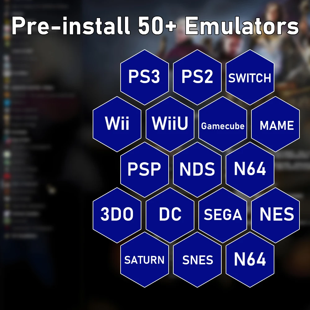 38600を超えるレトロなPCゲームコンソール,オンラインプレーヤー,ayaneo,wins,ps3,ps2,wiiu,スイッチ,512g