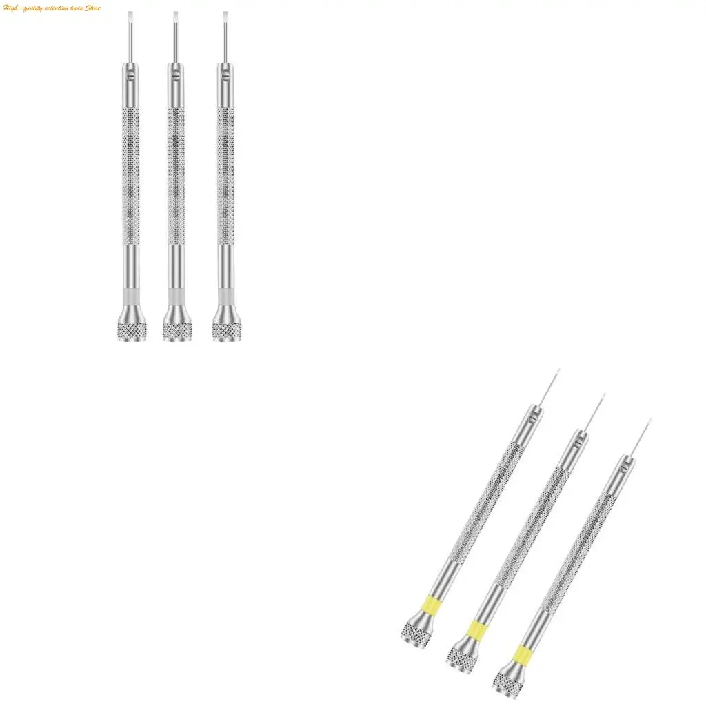 203F Precise Watchmaker Screwdriver 3PCS Thin Blade Watch Repair Tool For Tight Space Durability AntiSlip Grip Design