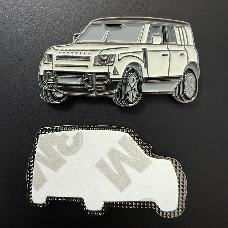 Car Mobile Phone 3M Sticker Badge Metal Pin Broooches Pins