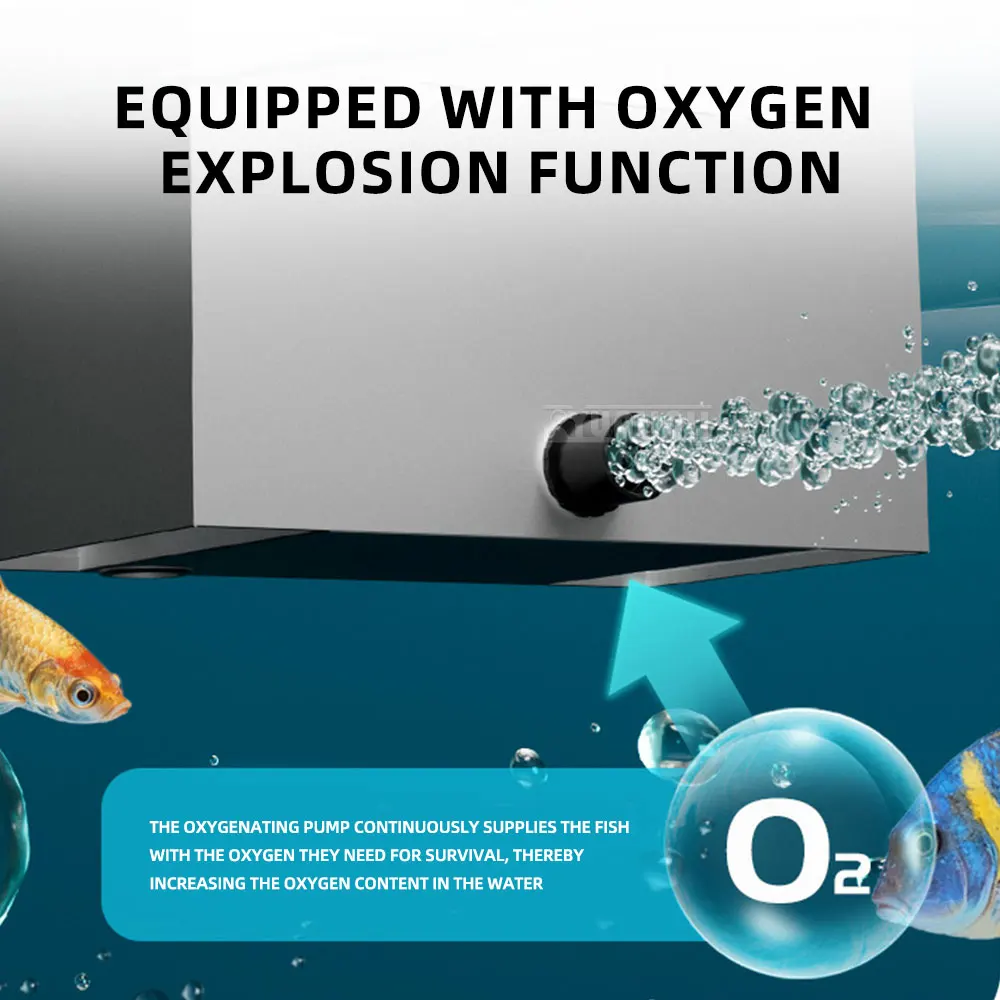 Floating Pond Surface Skimmer, Oil Film & Floating Debris Collector, Aeration Oxygen Boost Equipment, Automatic for Fish Ponds
