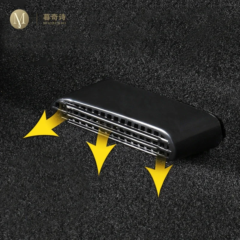 

Для Volkswagen Tiguan 2009-2016 салон автомобиля, вентиляционное отверстие для кондиционера, защитная крышка, вентиляционная крышка, аксессуары для защиты от пыли на заднем сиденье