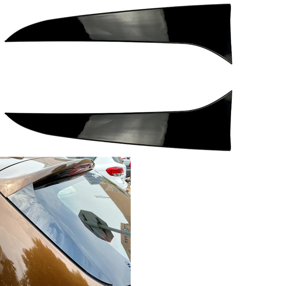 Rear Window Trunk Side Spoiler Wing Car Tail Gate Lid Canard Splitter Shade Air Cover Strip For BMW X1 E84 2009-2015