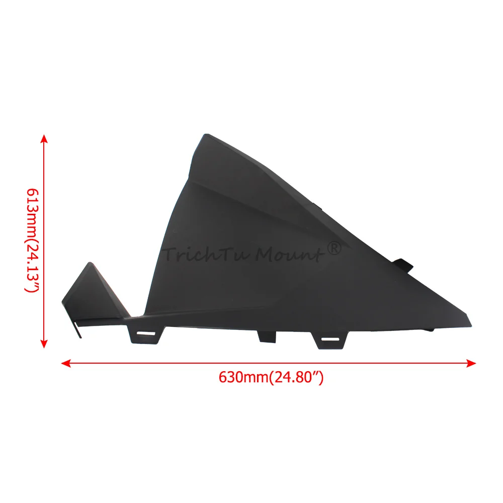 2Pcs UTV ATV Lower Half Door Panels For Polaris RZR PRO XP Turbo R Premium Sport Ultimate 2020-2024 Rpl for 2883765 Black