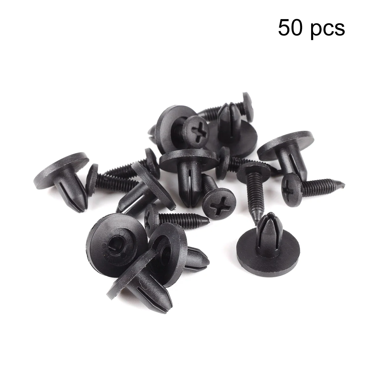 50 Pcs Rivet Car Retainer Clips Bumper 150X150X160CM Expansion Screws Replacement Push