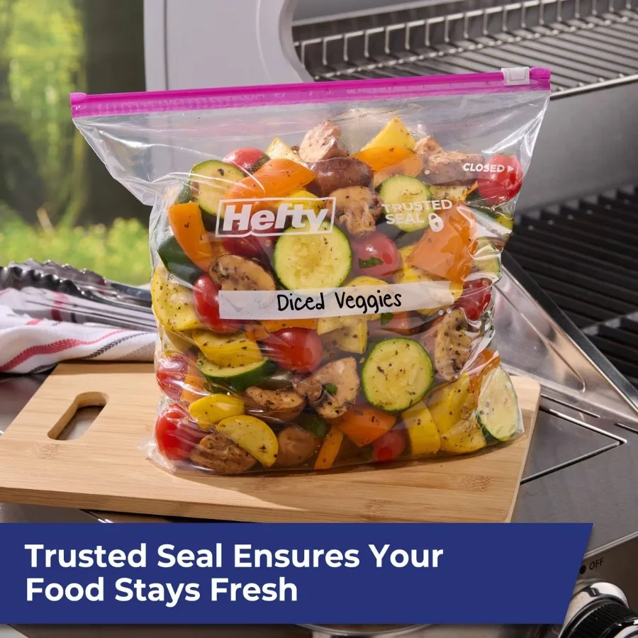 30 Count BPA Free Gallon Food Storage Bags