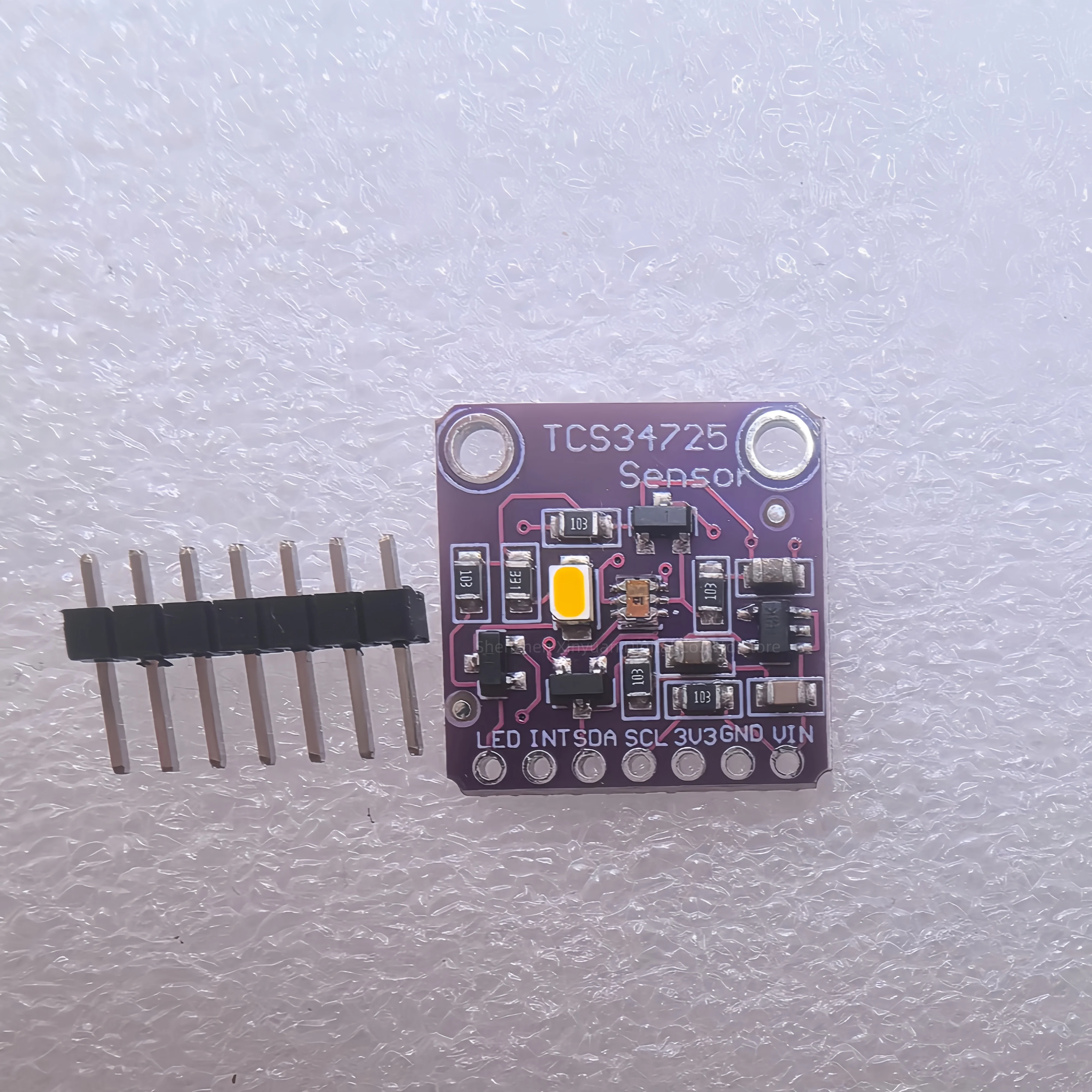 TCS34725 RGB Color Sensor Module 3.3‑5V I2C  Detect Distance 3‑10mm Recognition Module For Arduino STM32 Android Dev Board