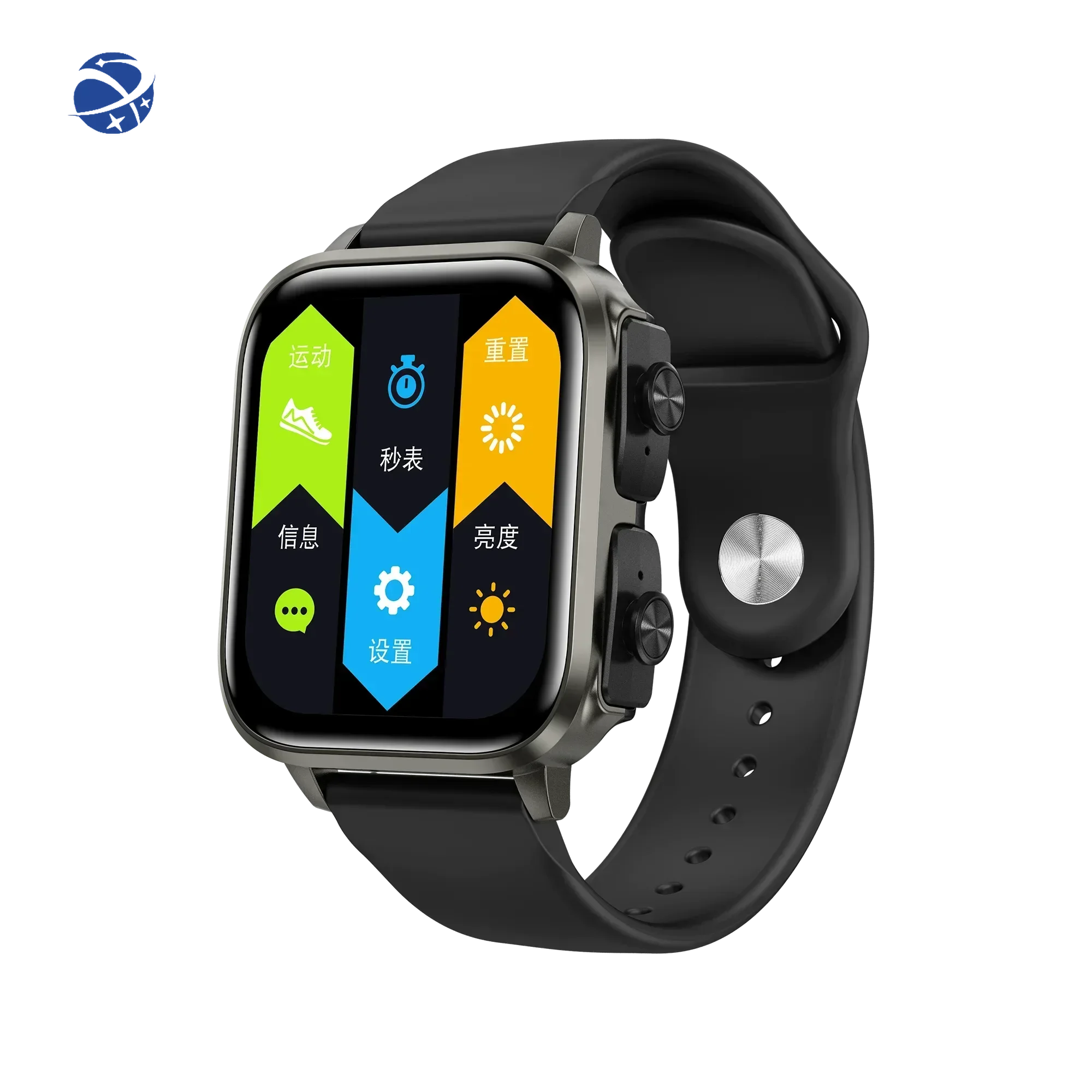 Touch Big Display Screen Best Relog Inteligente Smart Watch With Bluetooth Earphone Waterproof Android Smartwatch