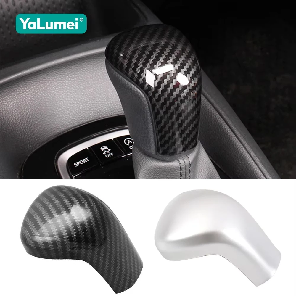 For Toyota Corolla E210 2019-2021 2022 2023 2024 2025 Hybrid Camry ABS Car Gear Head Shift Knob Handle Cover Trim Case Sticker