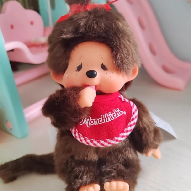 20cm Kawaii Monqiqi Cute Anime Figures Plush Toys Bag Pendant Puppet Decoration Keychain Girl Children Couple Birthday Gift