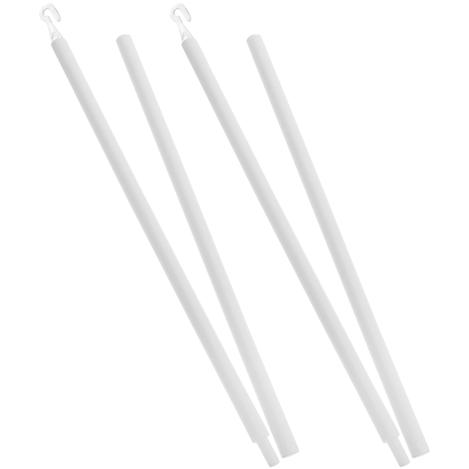 

2 Pcs Curtain Accessories Blind Tilt Wand Mini Pleated Vertical Wands Sticks Pp Replacement for Blinds Parts