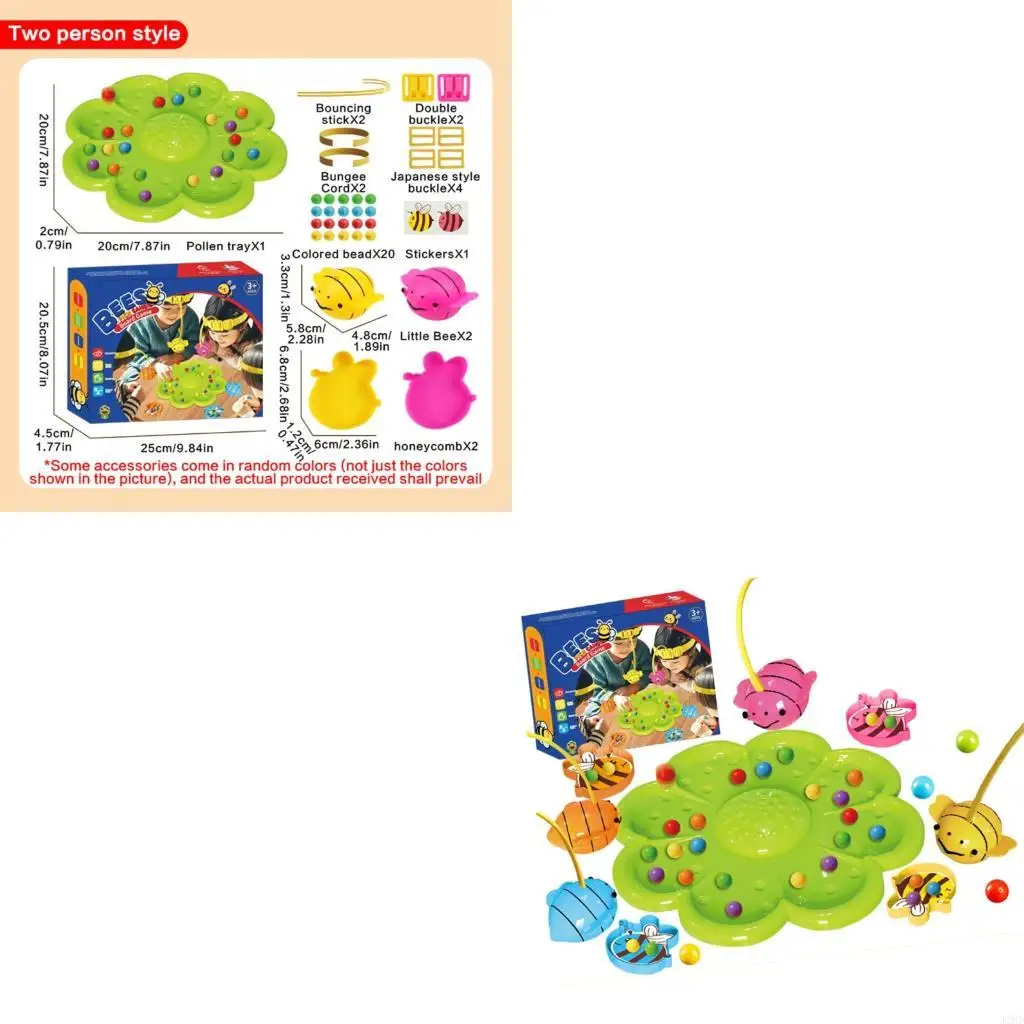 J2HD Beads Collection Fishing Toy For Children With Bees Adventure Design And Compact Organization
