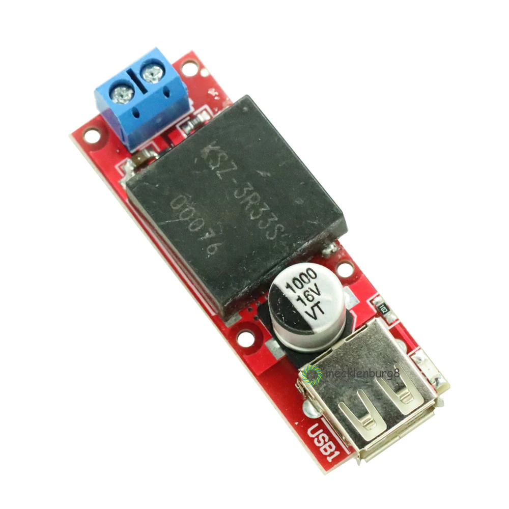 5 V USB Output Converter DC-DC DC 7 V-24 V 12 V to 5 V 3A Step-Down Buck KIS3R33S Module KIS-3R33S Step Down Power Supply Module